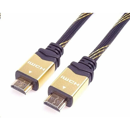 PremiumCord Câble HDMI 2.0 Haut débit + Ethernet HQ, connecteurs plaqués Or 1,5 m