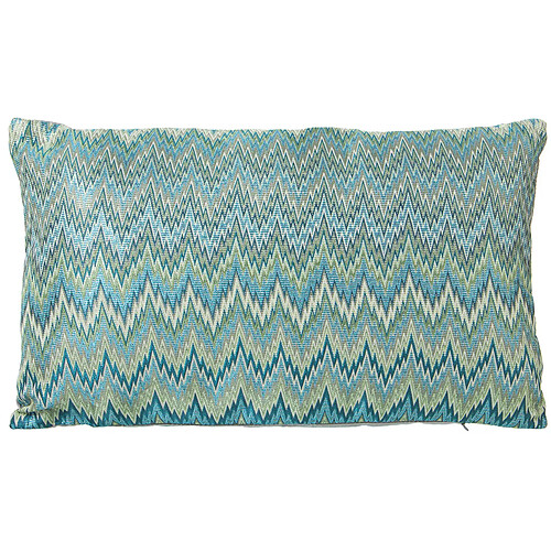 Coussin Alexandra House Living Bleu Textile 30 x 50 cm