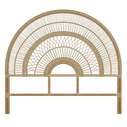 Rendez Vous Deco Tête de lit Astéria en rotin 140 cm