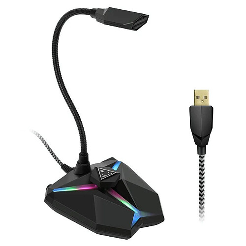 Yonis Microphone Gaming RGB USB Haute Sensibilité