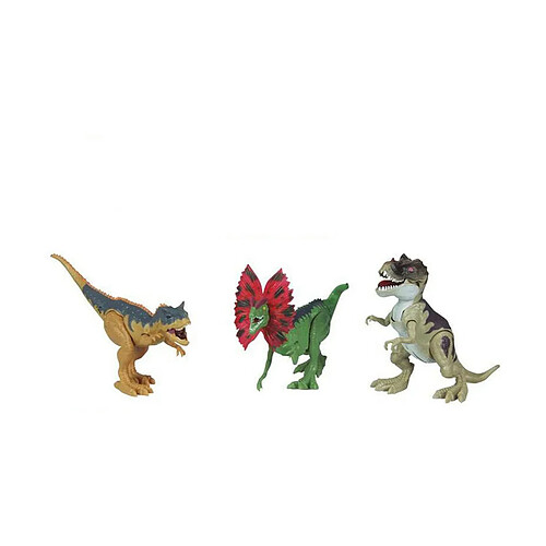 BigBuy Fun Set Dinosaures Son Lumières 3 Pièces