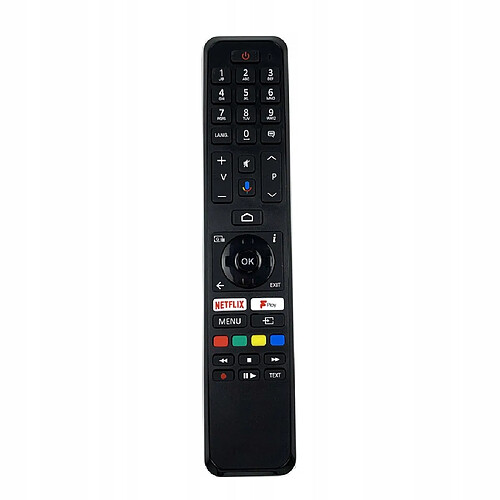 GUPBOO Télécommande Universelle de Rechange Pour TOSHIBA Hitachi télécommande TV vocale intelligente 58U