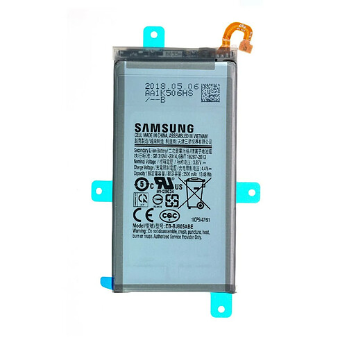 Batterie Batterie d'origine Samsung EB-BJ805ABE 3500mAh pour Galaxy A6 Plus 2018 J605