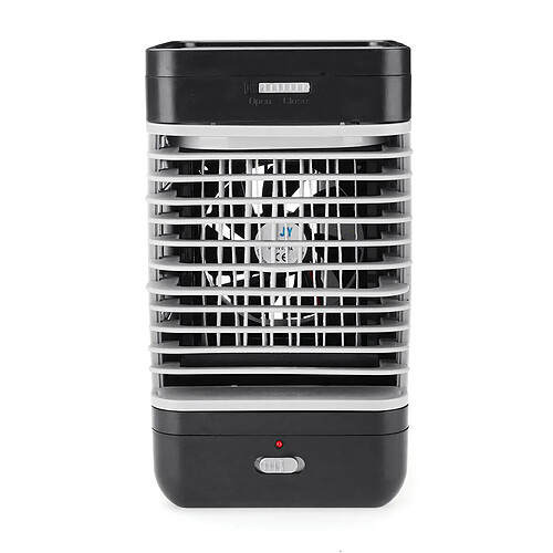 Refroidisseur d'Air Personnel Hydratant AC220V Refroidisseurs de Ventilateur de Climatiseur à 2 Vitesses Refroidisseur de Ventilateur de Table à LED Portable pour Chambre de Bureau à Domicile