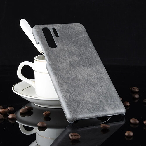 Wewoo Coque antichoc Litchi Texture PC + PU pour HuP30 Pro (Gris)