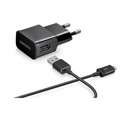 SAMSUNG Chargeur secteur Original 2A Micro USB - noir