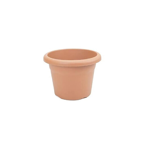 Plastiken Pot a fleurs - Ø 30 cm rond - Terracotta