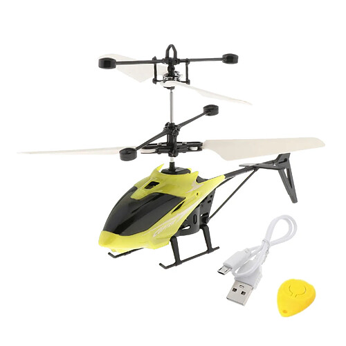 Mini Flying RC Induction Aircraft USB Hand Control Drone Cadeaux D'anniversaire Bleu