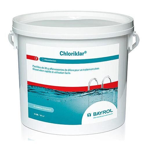 Chlore choc pastille 5kg - chloriklar - BAYROL