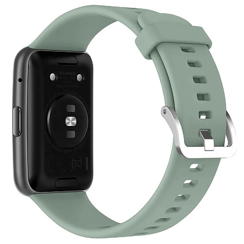 Avizar Bracelet pour Huawei Watch Fit 2 Silicone Résistant Sangle à Trous vert pâle