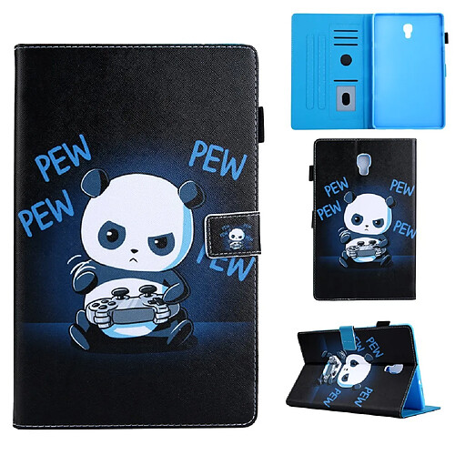 Etui en PU Animal Series porte-cartes panda pour votre Samsung Galaxy Tab A 10.5 (2018) T590 T595 T597