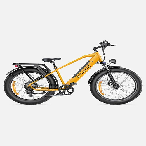 Vélo Électrique ENGWE E26 - 250W 768WH Autonomie 140KM Freins à Disque - Jaune