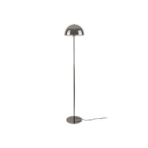 LEITMOTIV Lampadaire en métal Bonnet - Hauteur 150 cm - Gris foncé