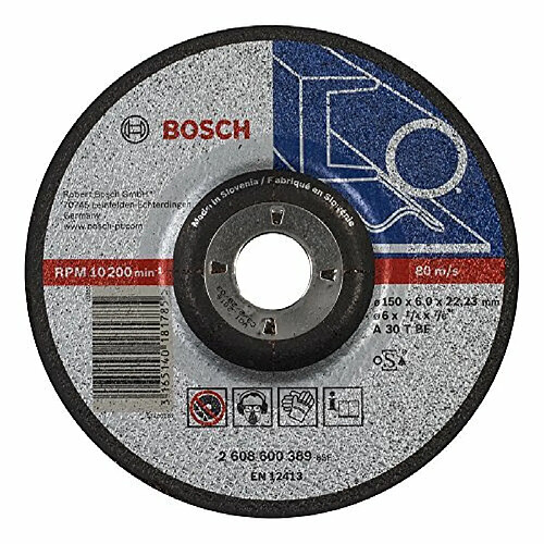 Bosch 2608600389 Meule, Grey, 150 mm 6,0 mm