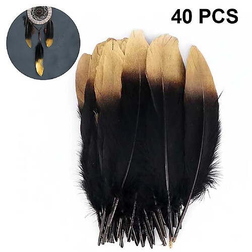 Universal 40 4 morceaux d'accessoires de décoration de plumes d'oie naturelle