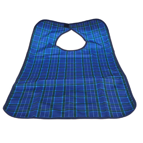 Nouveau Imperméable à L'eau Repas Repas Bib Cloth Protector Aide Aux Personnes Handicapées Tablier Bleu