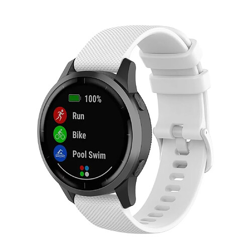 Bracelet en silicone blanc pour votre Garmin Vivoactive 4