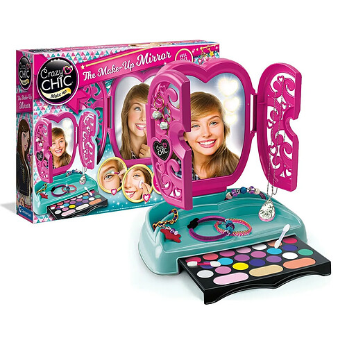 Clementoni Tocador de Maquillaje Crazy Chic The Make Up Mirror (18541)