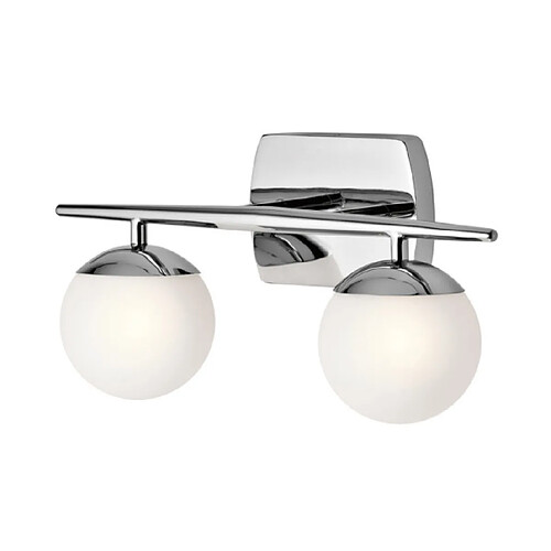 Elstead Lighting Applique murale Salle de bains Jasper Acier Chrome poli