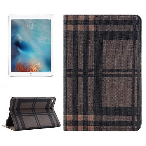 Wewoo Smart Cover pour iPad Pro 12,9 pouces Grille Texture horizontale Flip étui en cuir avec porte-cartes & Slots & Wallet