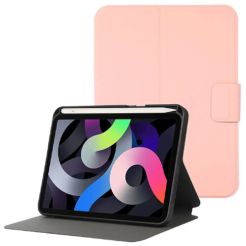 Etui en PU avec support et porte-stylo rose pour Apple iPad mini (2021)