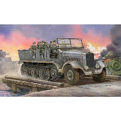 Trumpeter Maquette Half-track : Sd.Kfz.6 Hamnlettenzugmaschine Artillerieausfuhrung 1941