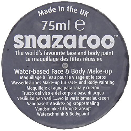 Snazaroo 75 Ml Pot Body And Face Paint (Black)