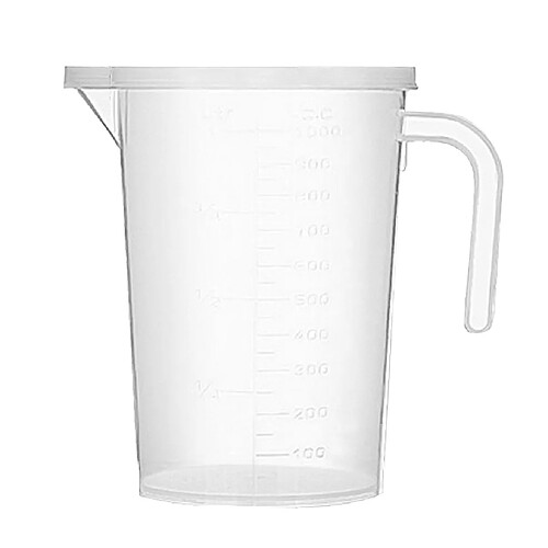 Transparent Kitchen Liquid Scale Measuring Cup Gradé Beaker 1000ml