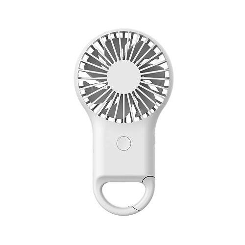 (Blanc) Ventilateur Portatif Minimaliste Design Créatif Ventilateur Portable Rechargeable Par Usb