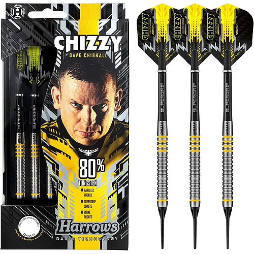 Harrows Fléchettes Chizzy 80 soft 22g R