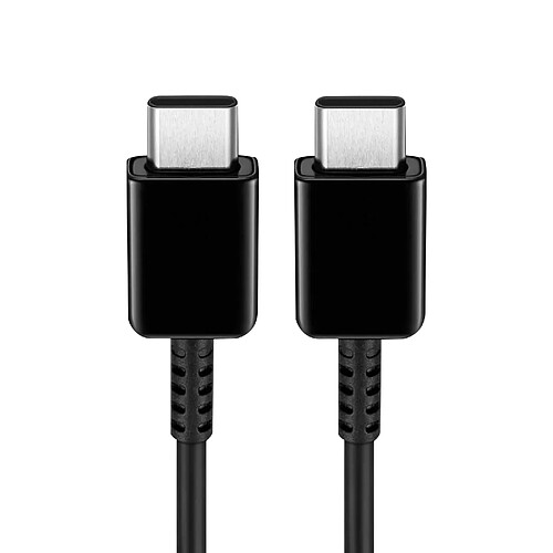 Câble USB-C vers USB-C Charge rapide 1 mètre D'origine Samsung EP-DG977BWE Noir