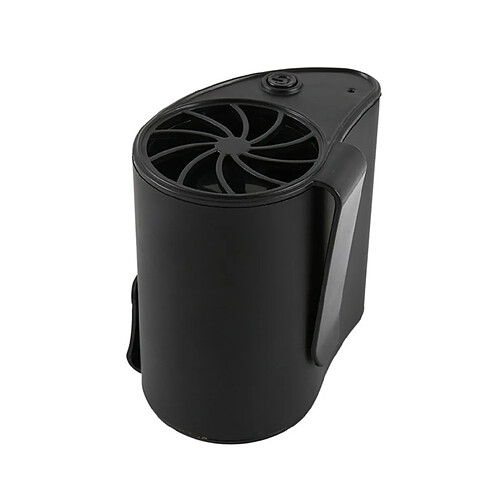 Ventilateur de Refroidissement à Air Suspendu à La Taille Portable Camping En Plein Air Randonnée Refroidisseur d'Escalade - Noir