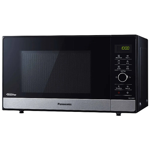 panasonic - micro-ondes grill 23l 1000w noir - nngd38hssug