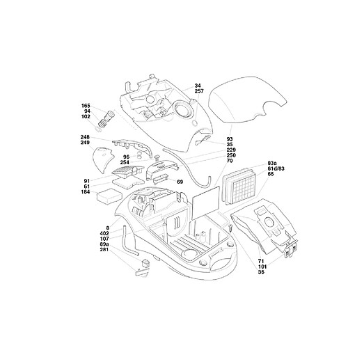 Hoover CARTER MOTEUR REP 8