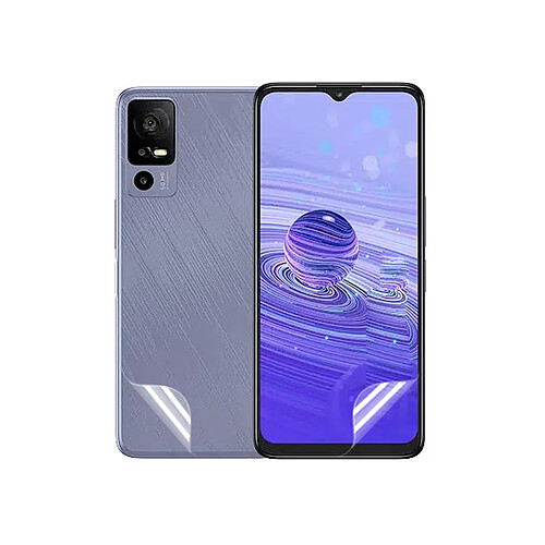 PHONECARE Film Hydrogel Full Cover Avant et Arriére pour TCL 40R - Transparent