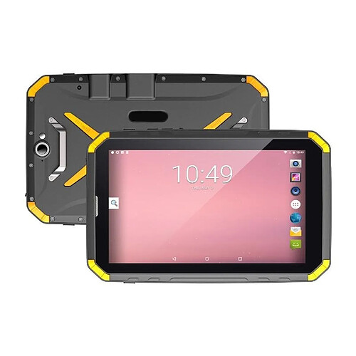 Tablette Durcie 4G Ultra-Résistante 3GB+32GB Étanche Antichoc Anti-Poussière Android 7.0 Octa Core GPS NFC Jaune YONIS