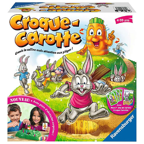 Ravensburger Croque Carotte + Jeu de cartes inedit