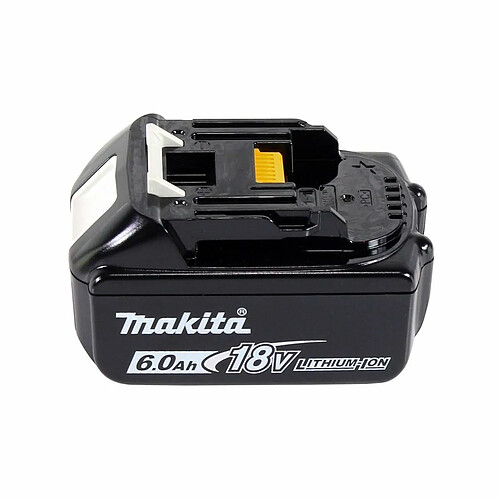 Makita DGA 504 G1J Meuleuse d'angle sans fil 18 V 125 mm brushless + 1x Batterie 6.0 Ah + Coffret Makpac - sans chargeur