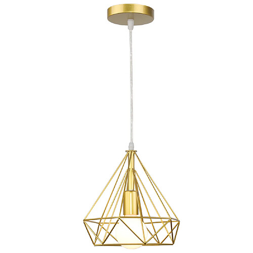 Stoex Métal Moderne Suspensions en Cage Luminaires Industriel Simplicité Lustre Plafonnier Suspension Style Rétro pour Salon Cuisine Chambre