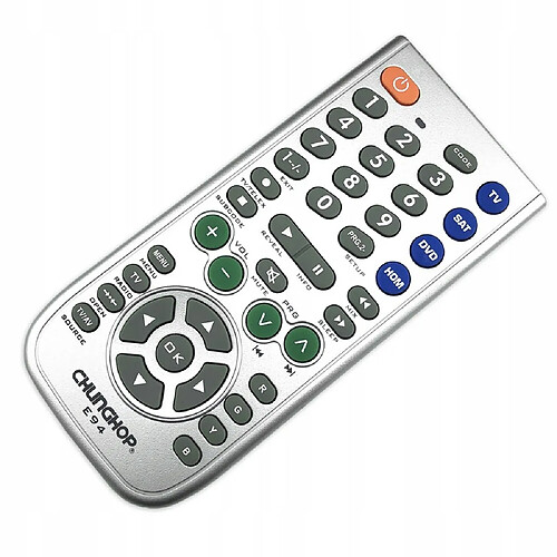 GUPBOO Télécommande Universelle de Rechange pour TV AUX HOM DVD Sat fonction d'apprentissage grand