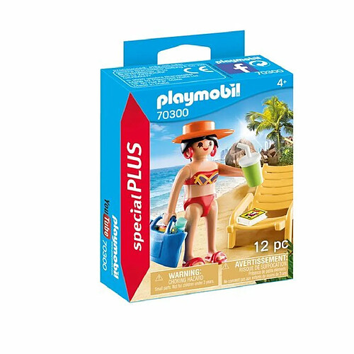 Playmobil® Vacancière avec transat