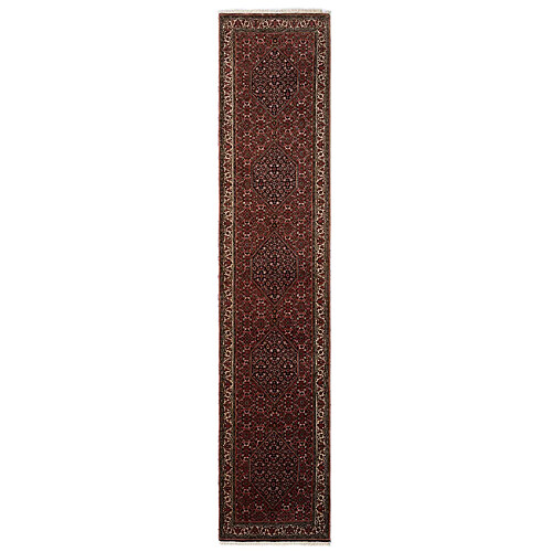 Vidal Tapis de couloir en laine 405x84 rouge Bidjar