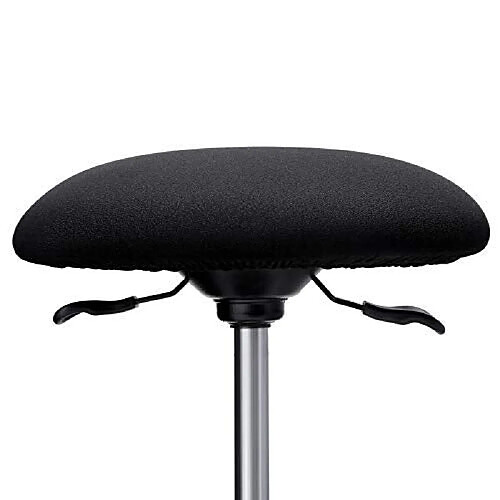 Helloshop26 Tabouret ergonomique siège de travail rotatif à 360° tabouret assis debout hauteur réglable 50-70 cm avec patin antidérapant 12_0000970