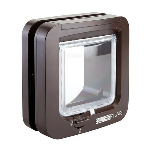 SUREFLAP Chatiere a puce electronique marron