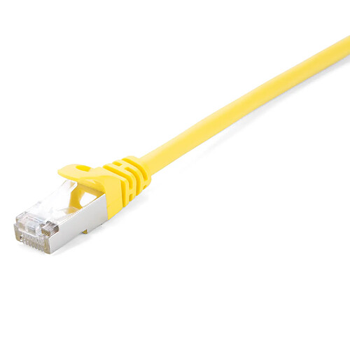 V7 CABLE RJ45 CAT6 STP JAUNE 2M