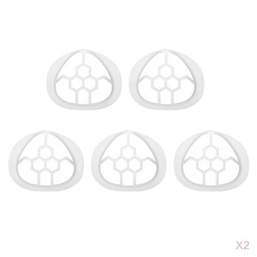 10x Support En Silicone Frais Pour Cadre De Support Intérieur De Masque Facial Adulte