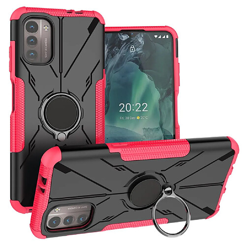 Coque en TPU anti-rayures avec béquille pour votre Nokia G11 4G/G21 4G - rose