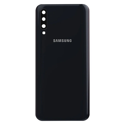 Samsung Vitre arrière pour Samsung Galaxy A50 Original Service Pack Noir