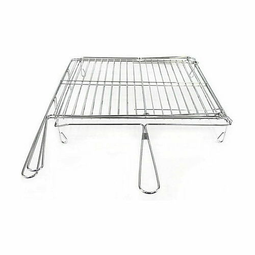 Grill Algon Chrome Plaque Tournante 45 x 50 x 9 cm