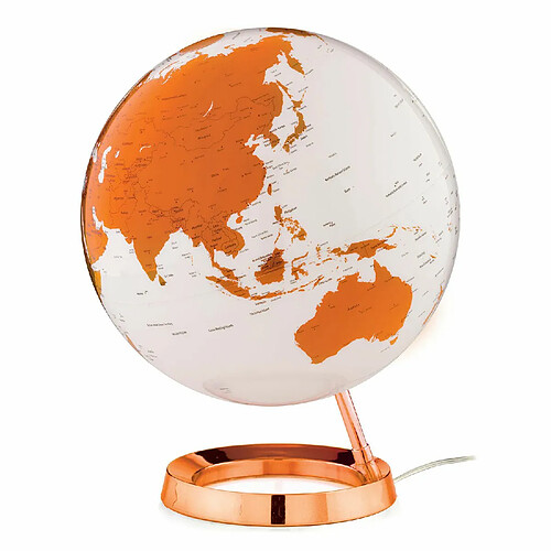 Atmosphere Globe terrestre lumineux Light & Colour Ø 30 cm - Orange